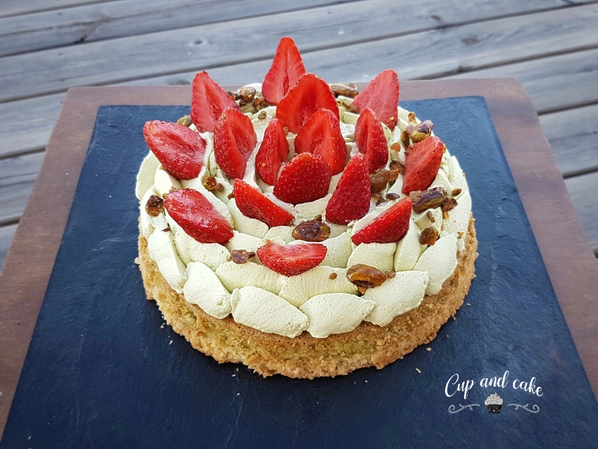 Fantastik fraise/pistache de Michalak