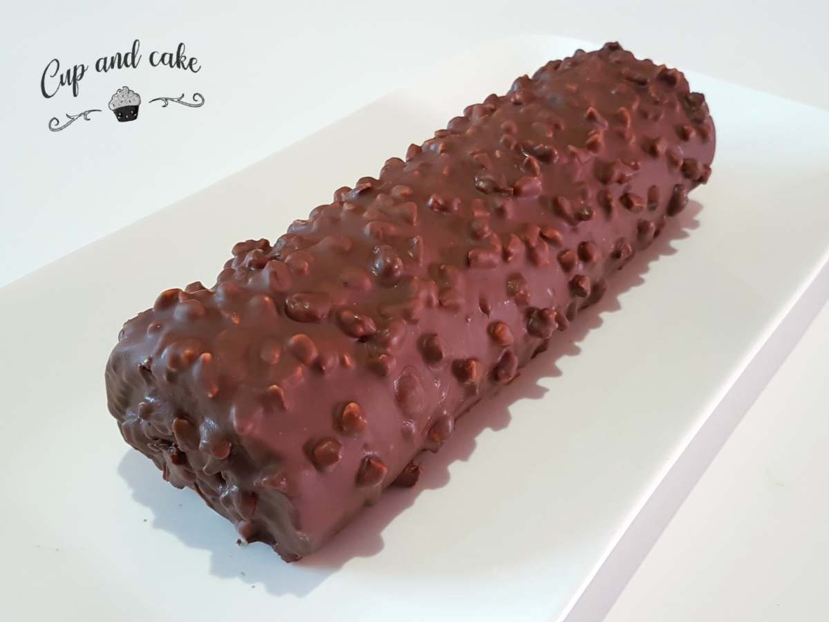 Roulé chocolat noisette de Cyril Lignac