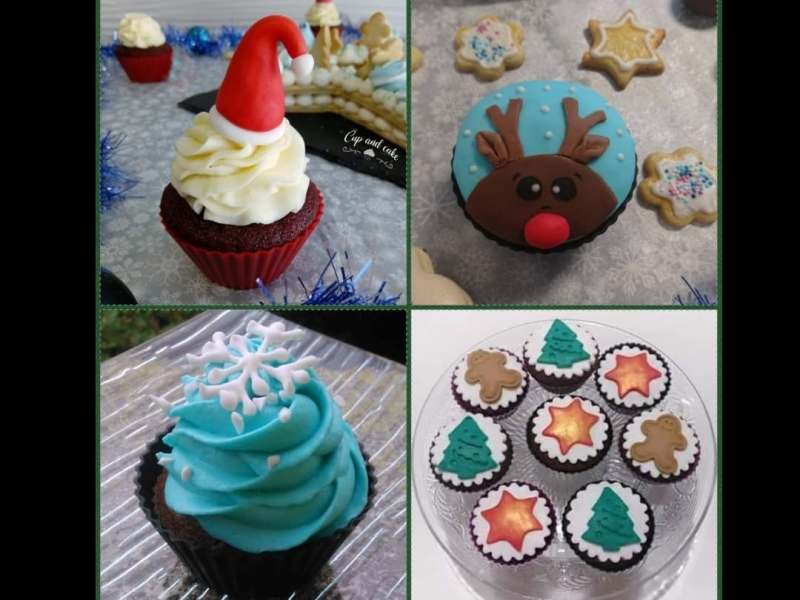 Cupcakes de Noel