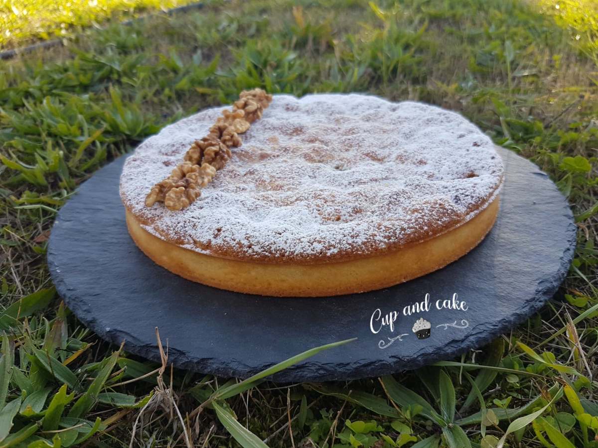 Tarte Poires figues noix